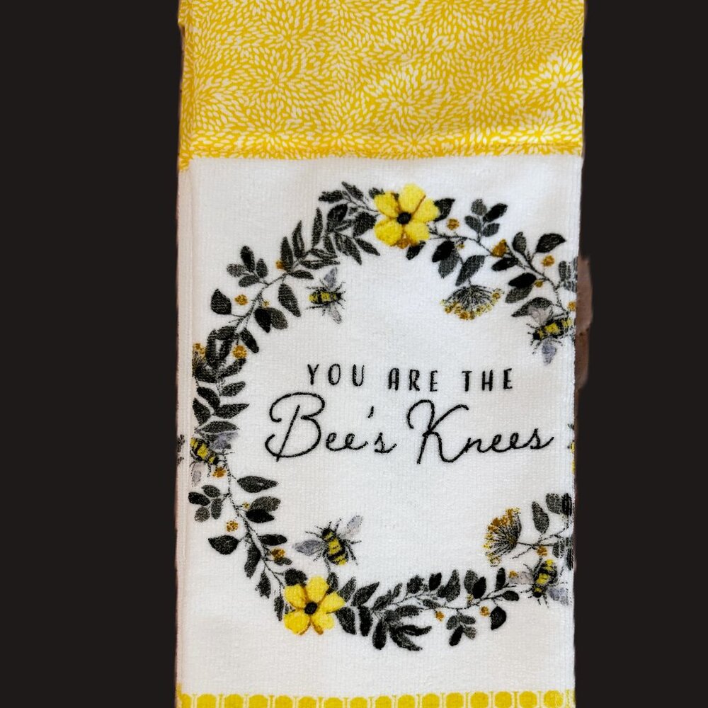 Kitchen Scarf Boa "You Are The Bee's Knees",